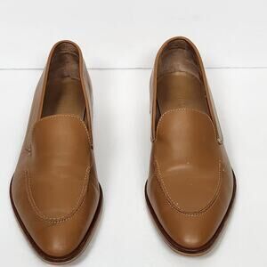 Everlane Loafers Womens Size 9 Brown Leather Pointed Toe Slip On Italy Flats